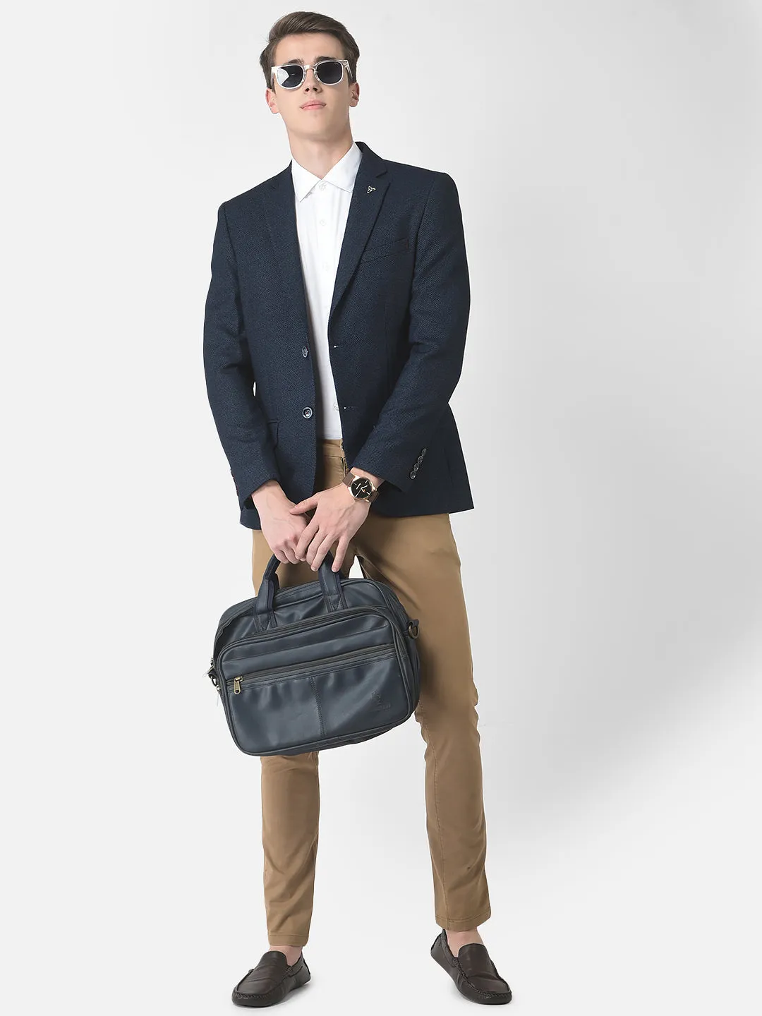 Black Checkered Blazer