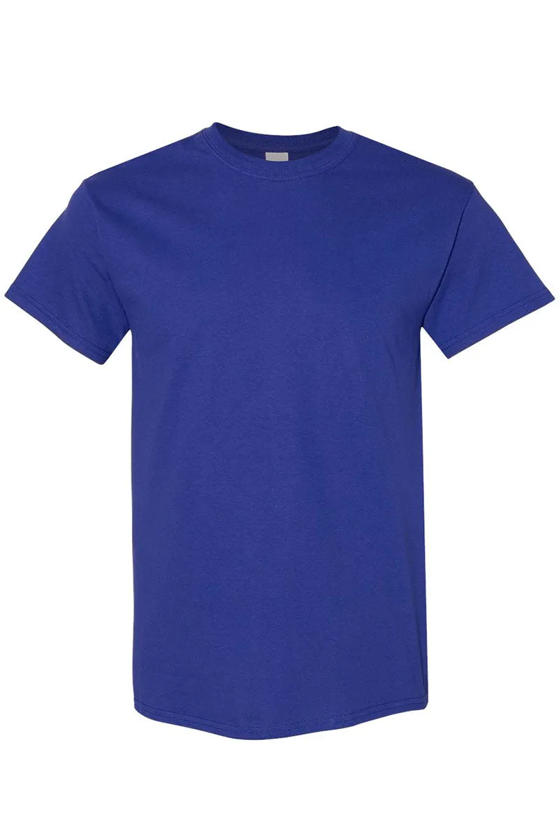 Blue Checkered Game Day Short Sleeve Relaxed Fit T-Shirt