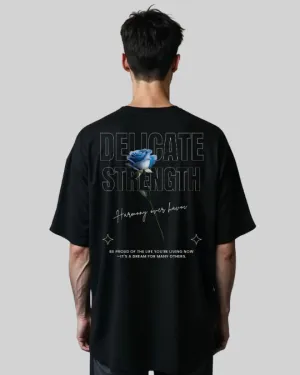 Blue Rose Unisex Oversized T-Shirt