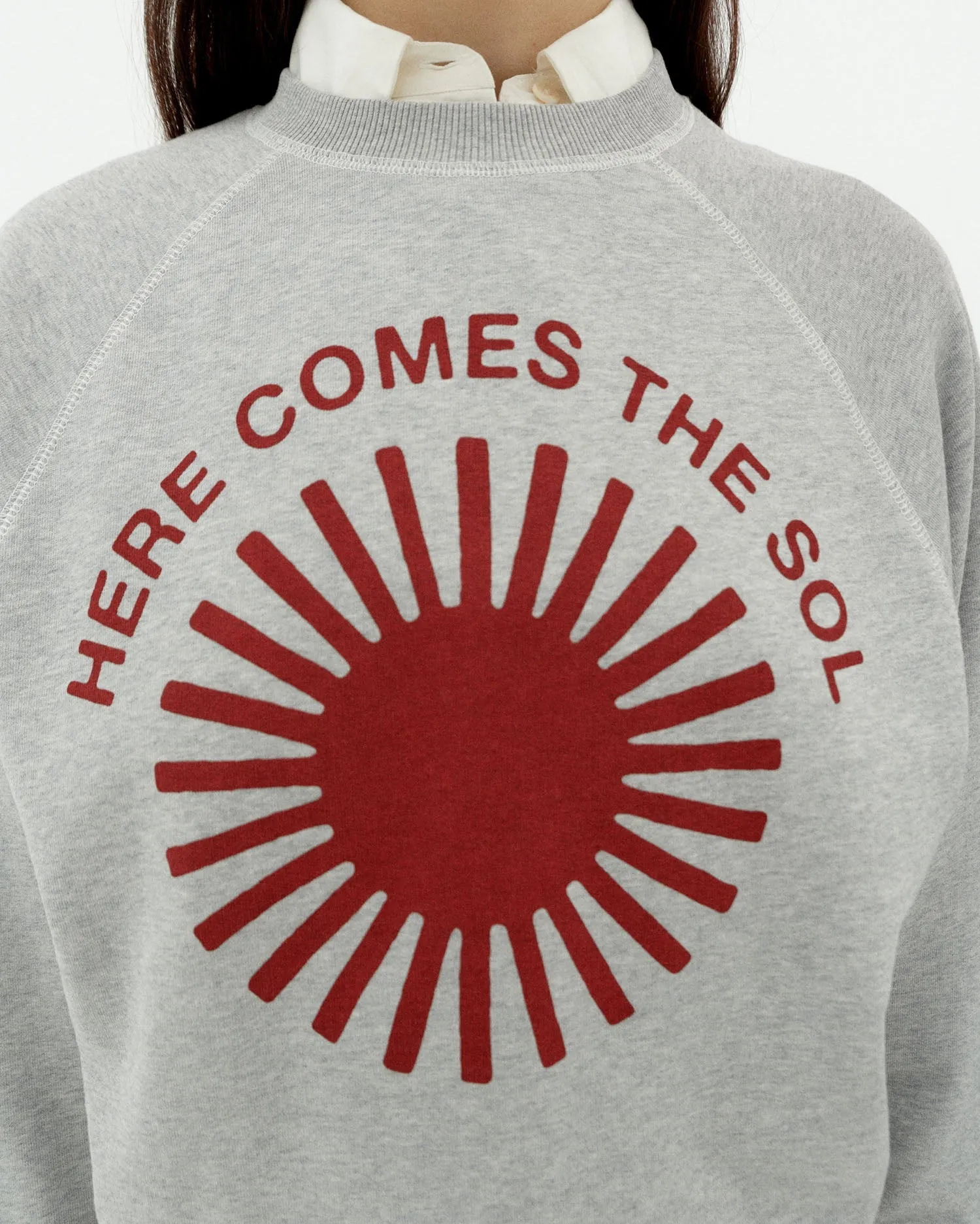 Bonnie Retro Sun Sweatshirt Grey