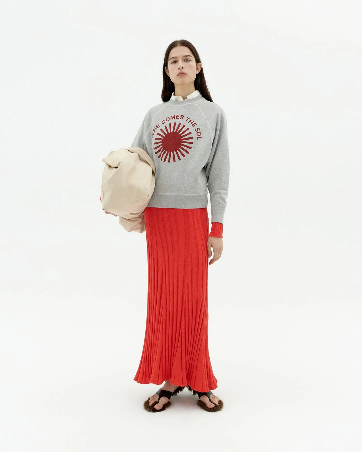 Bonnie Retro Sun Sweatshirt Grey