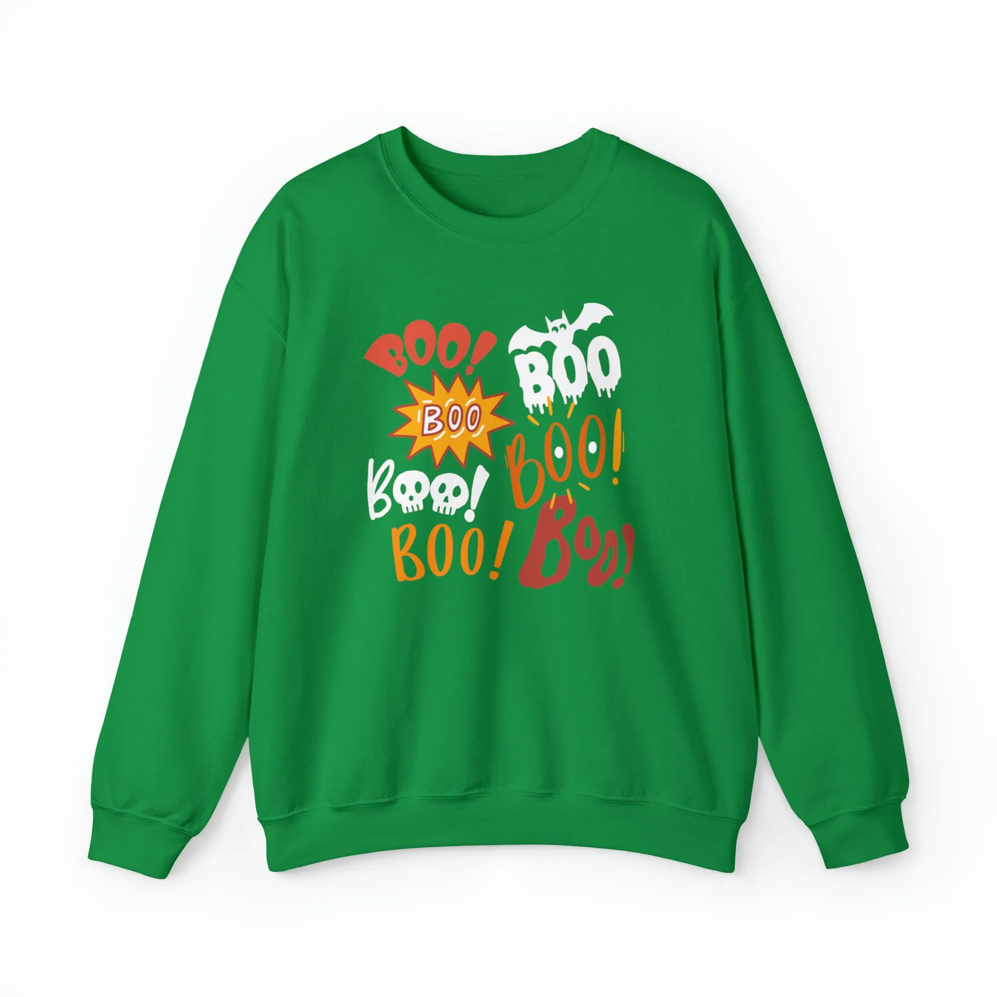 Boo! Boo! Sweatshirt, Scary Halloween Sweatshirt, Funny Ghost Sweatshirt, Fall Season Shirt, Unisex Heavy Blend Shirt