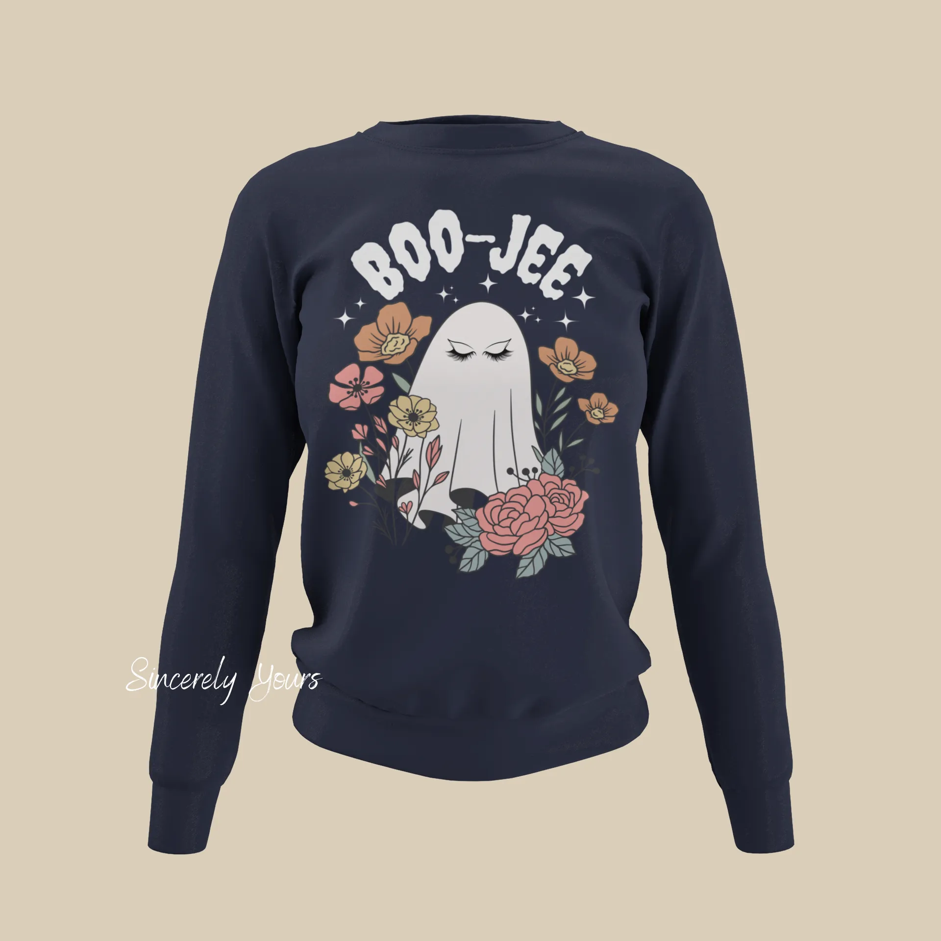 Boo-Jee Ghost Halloween Sweatshirt