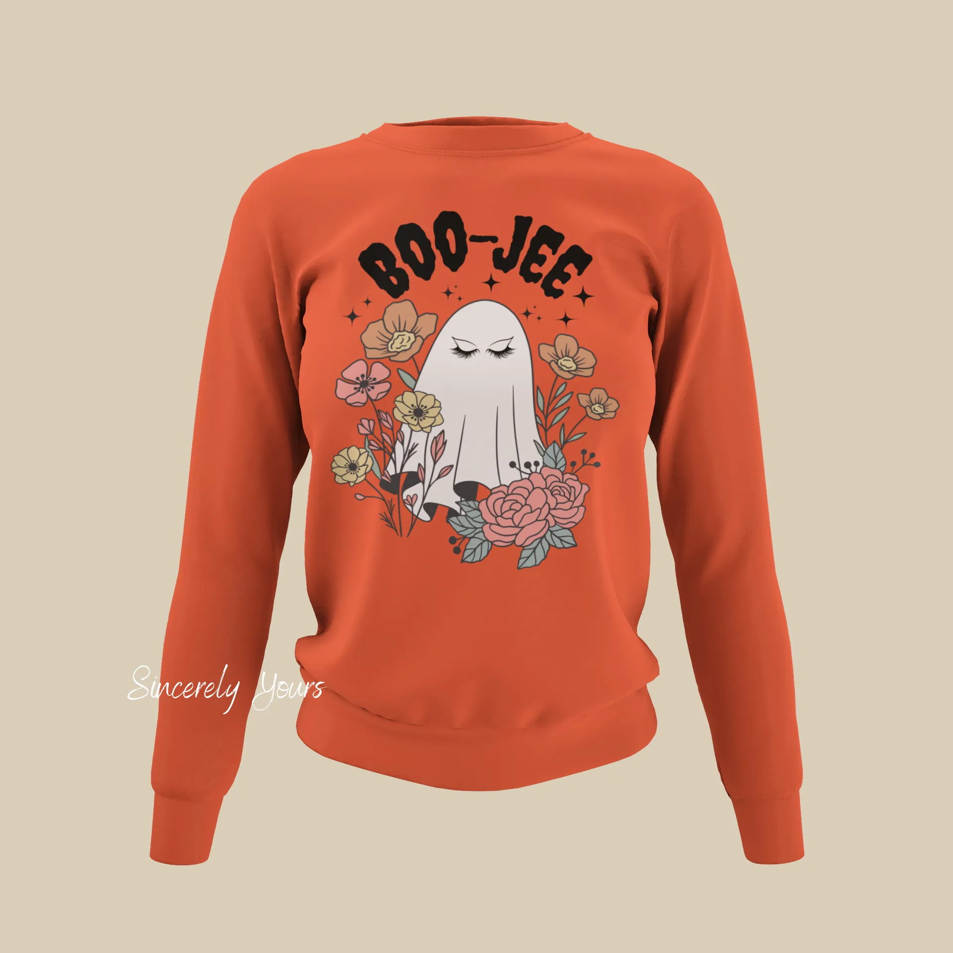 Boo-Jee Ghost Halloween Sweatshirt