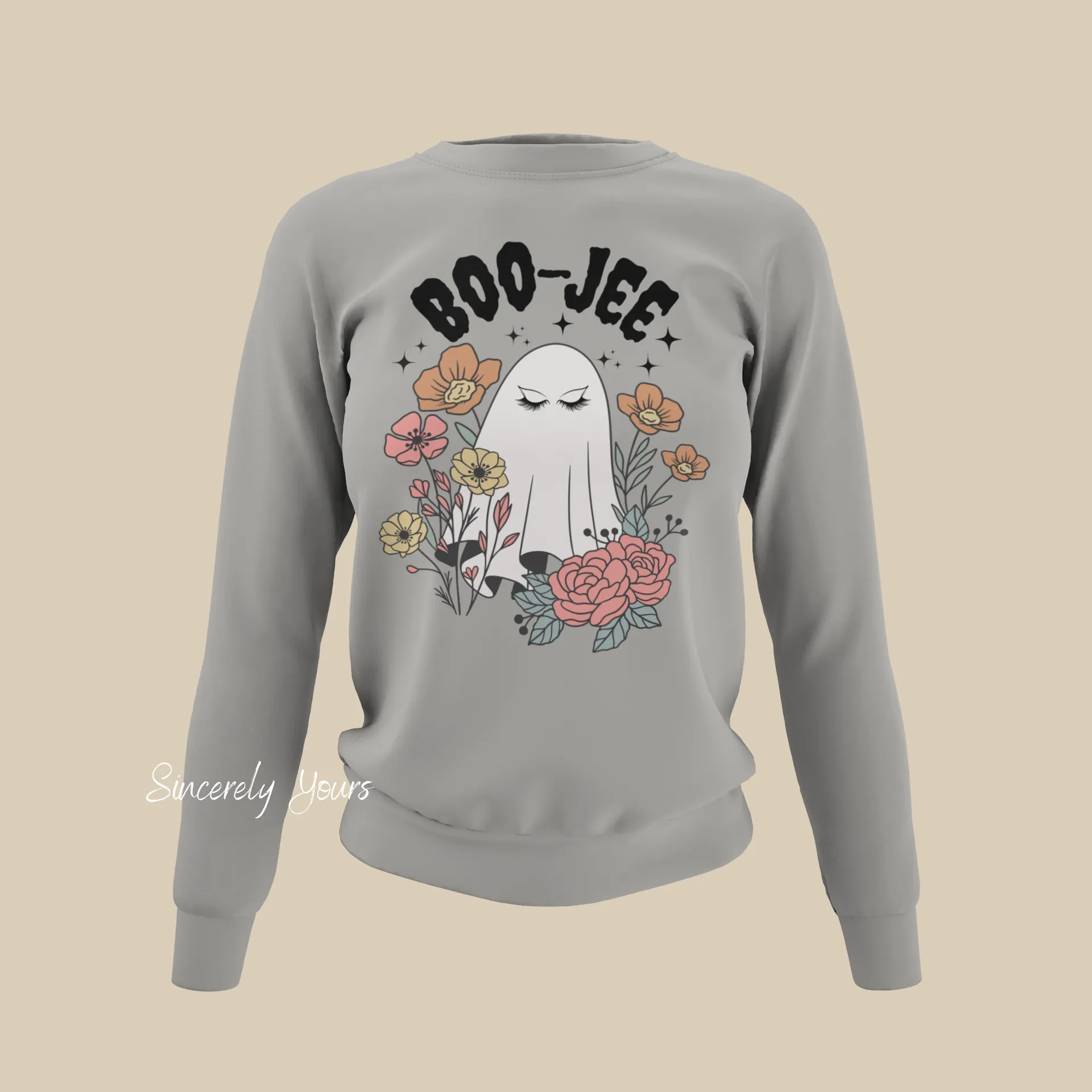 Boo-Jee Ghost Halloween Sweatshirt