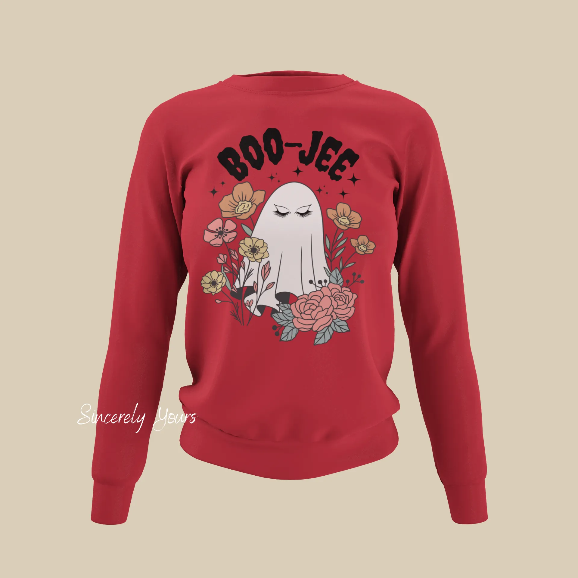 Boo-Jee Ghost Halloween Sweatshirt