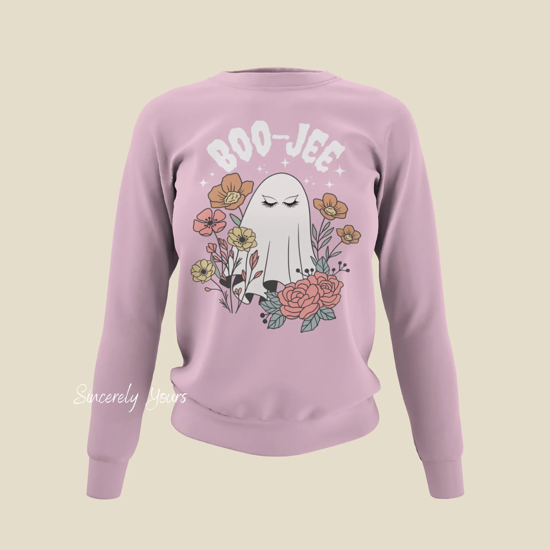 Boo-Jee Ghost Halloween Sweatshirt