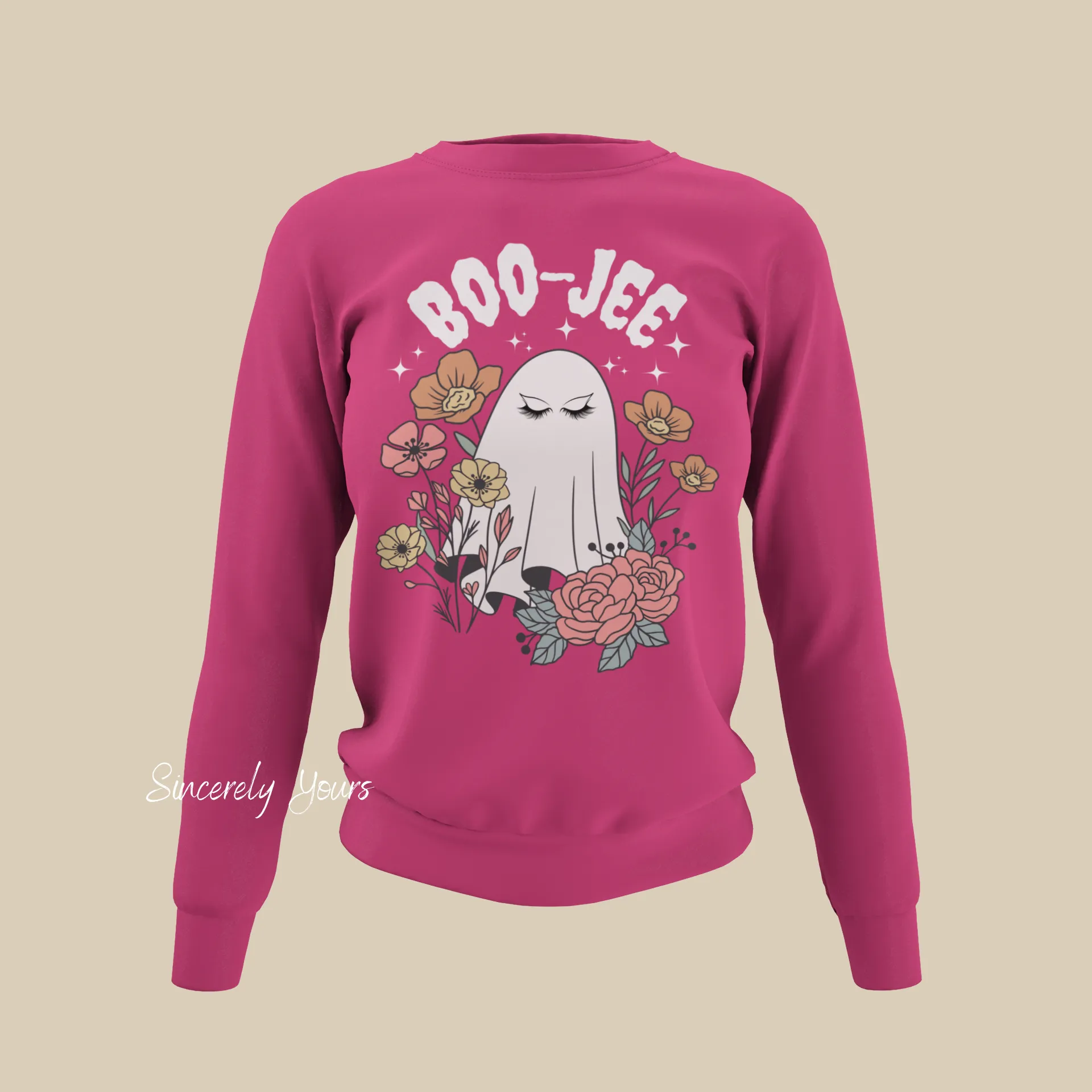 Boo-Jee Ghost Halloween Sweatshirt