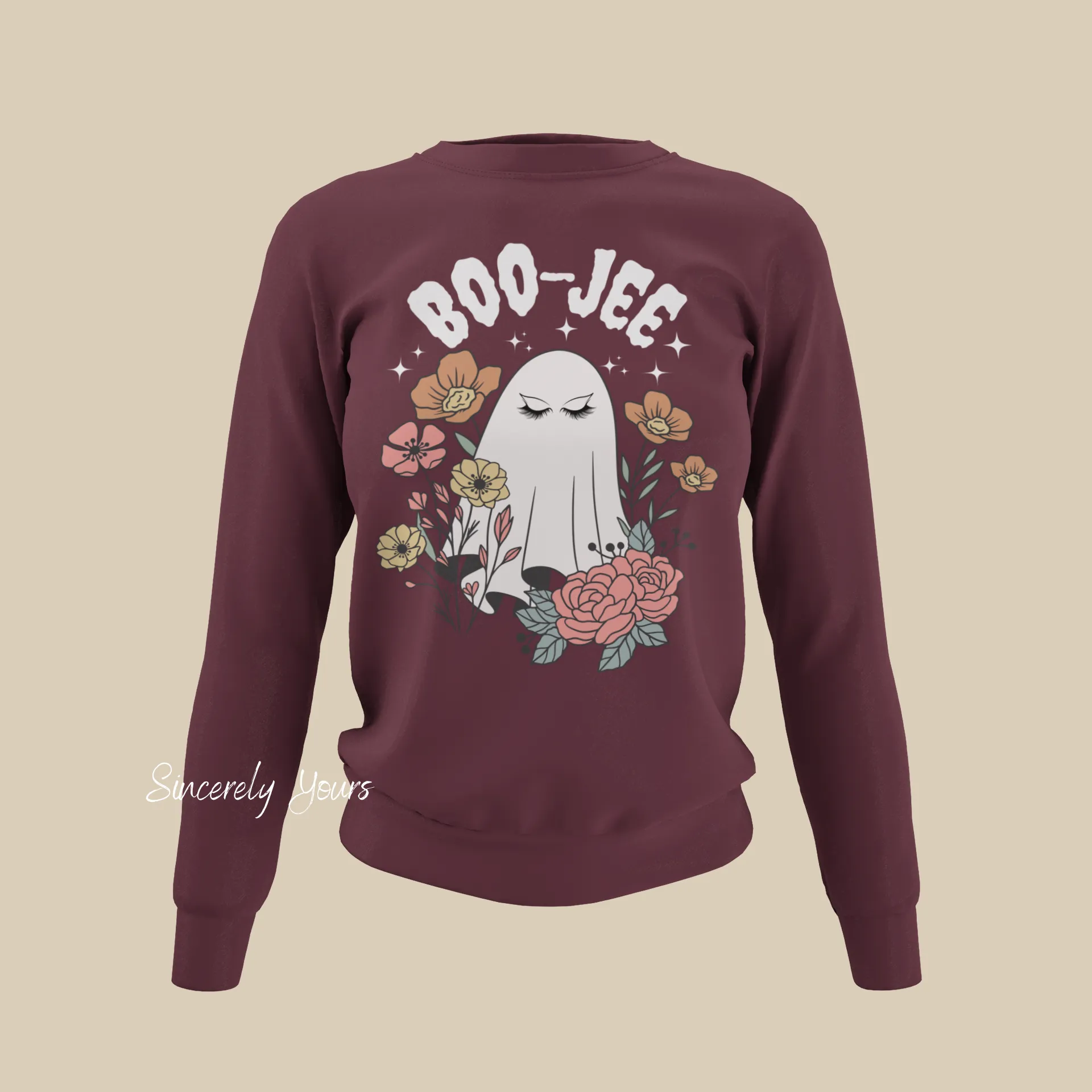 Boo-Jee Ghost Halloween Sweatshirt