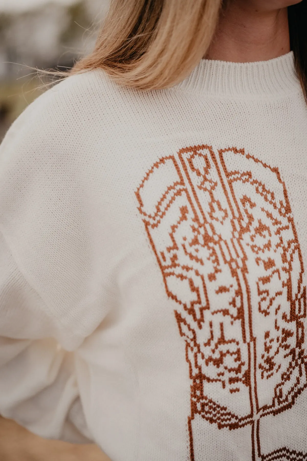 'Boot Scootin' Wrangler Boot Sweater (S & XXL Only)