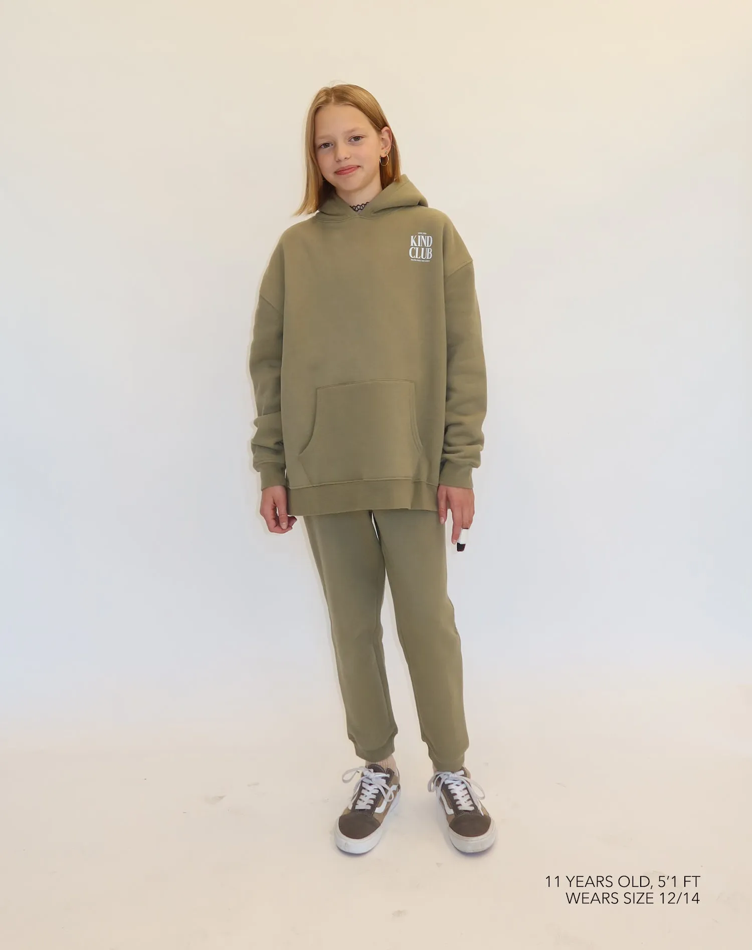 Brunette The Label Oversized Jogger - Olive
