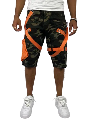 BT-BTS222271-Strap Cargo Shorts