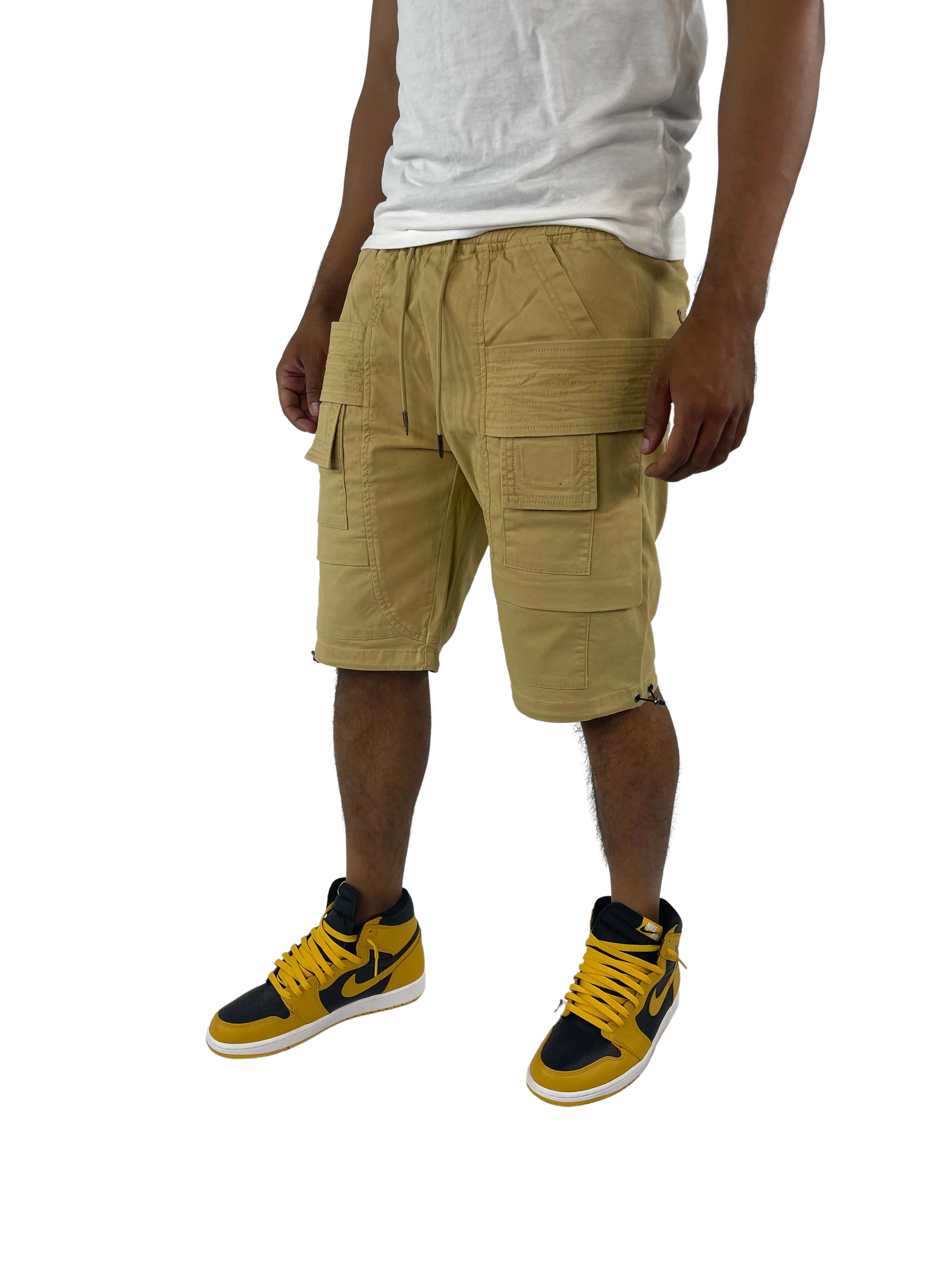 BTS222017:3D Dual Utility Cargo Shorts