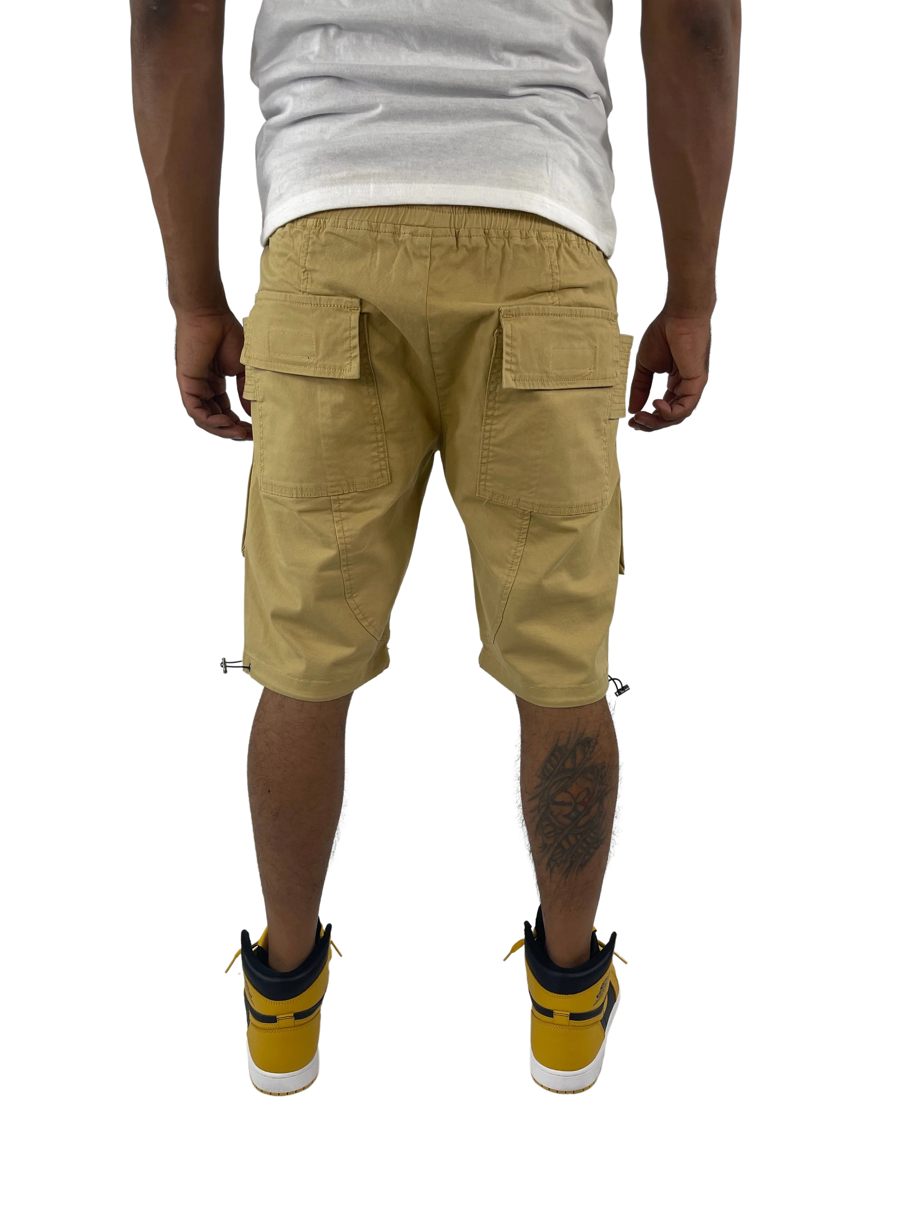 BTS222017:3D Dual Utility Cargo Shorts