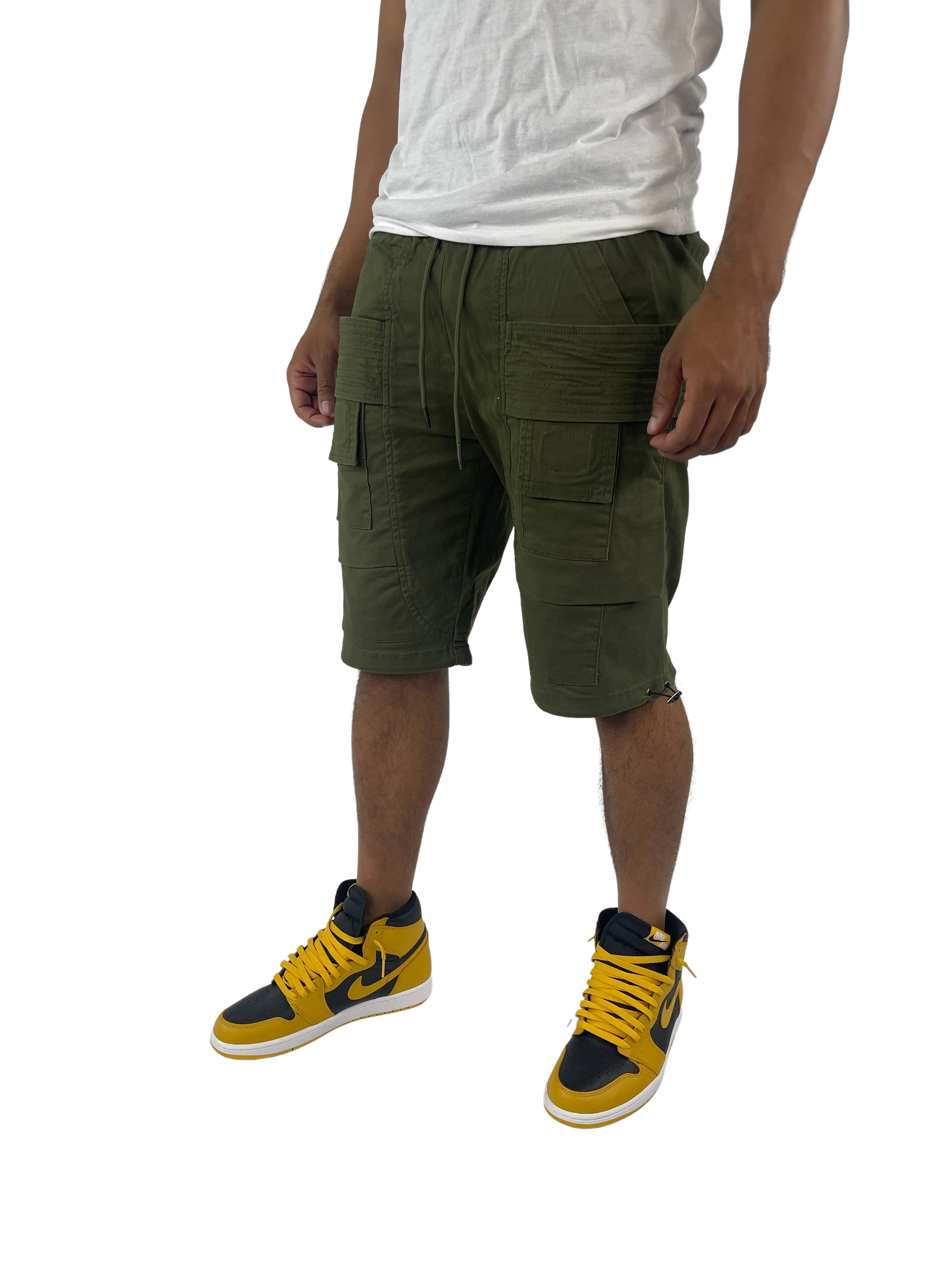 BTS222017:3D Dual Utility Cargo Shorts