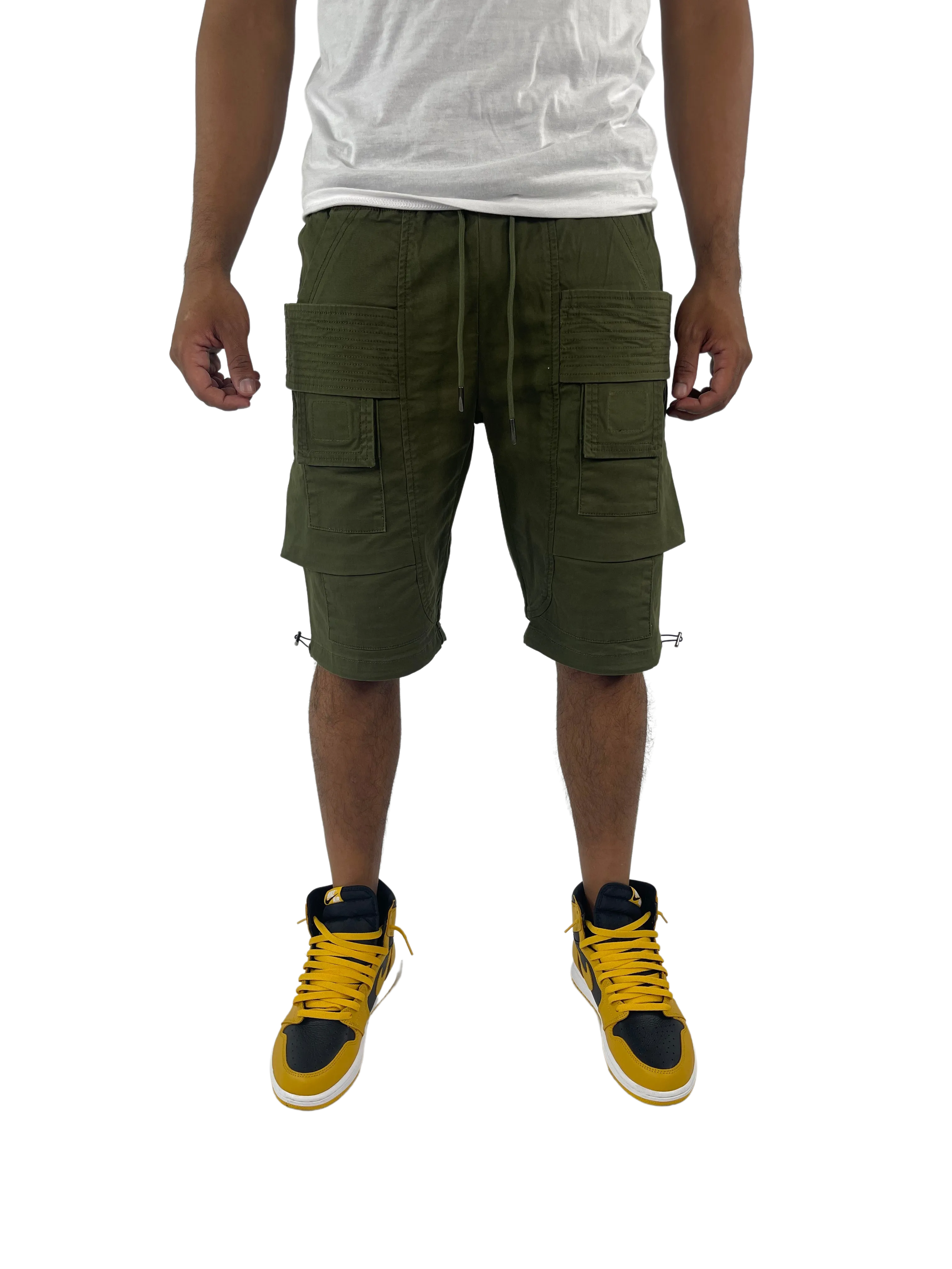 BTS222017:3D Dual Utility Cargo Shorts