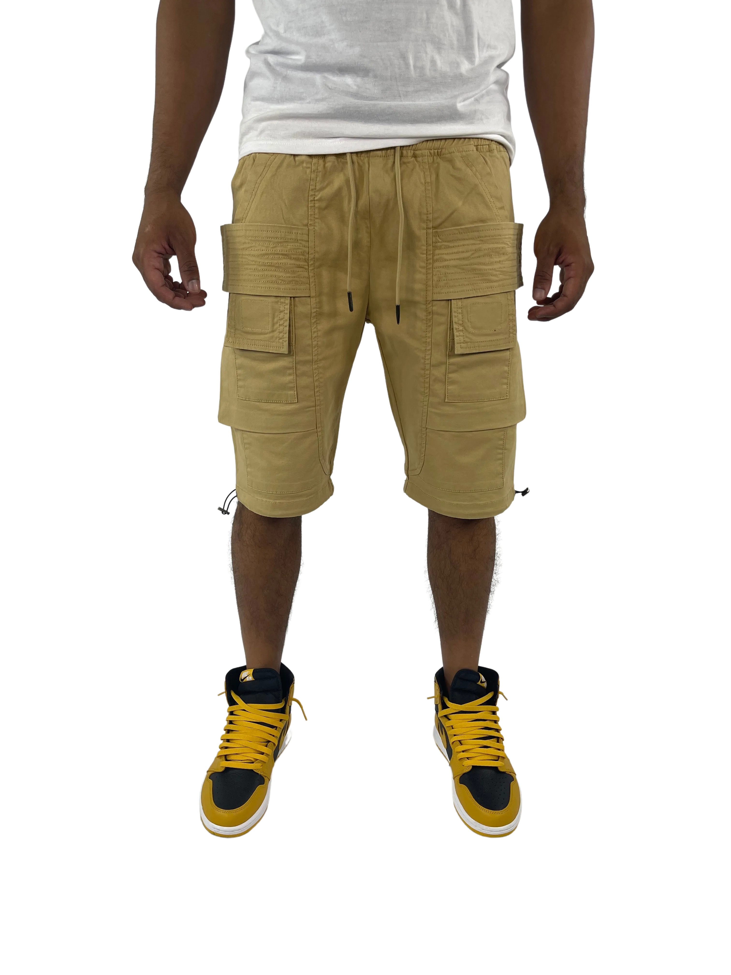 BTS222017:3D Dual Utility Cargo Shorts