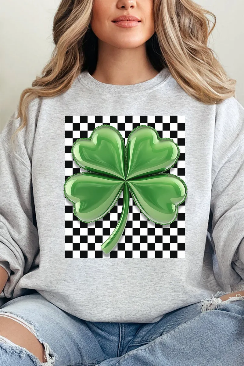 Bubble Clover Retro Unisex NuBlend Crew Sweatshirt