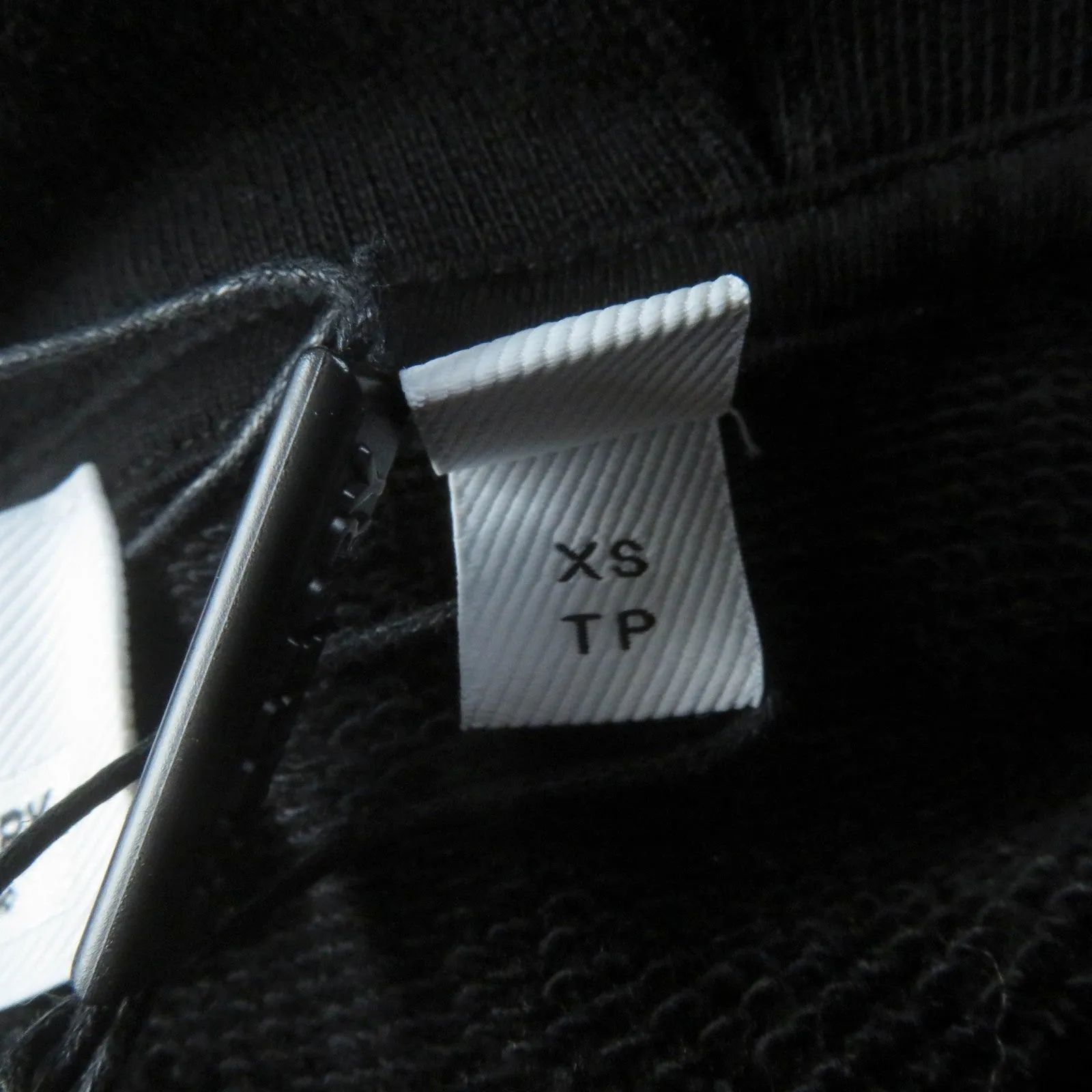Burberry Cotton Hooded Pullover XS Black