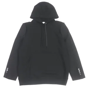 Burberry Cotton Pullover Hoodie Black M
