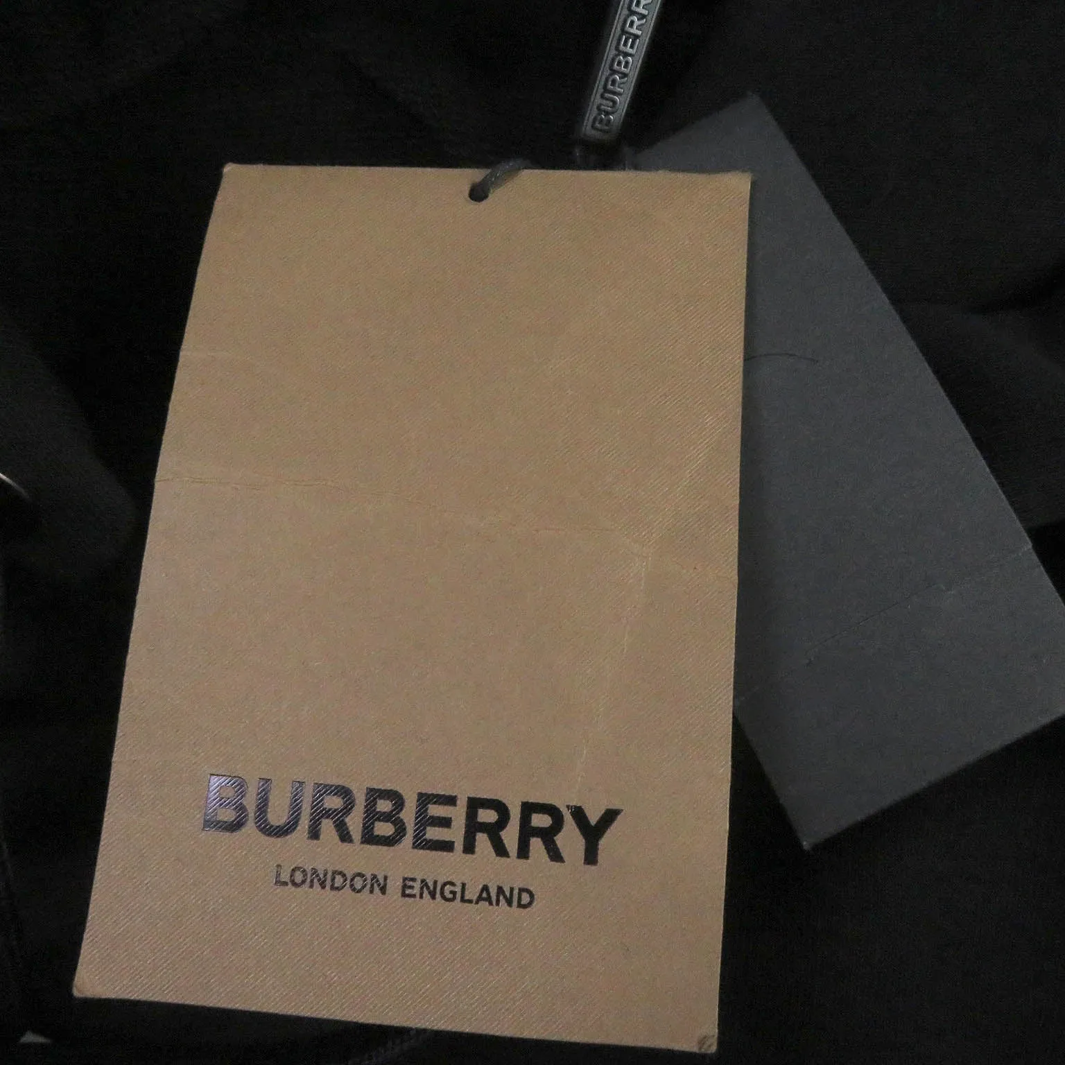 Burberry Cotton Wool Pullover Hoodie Black L