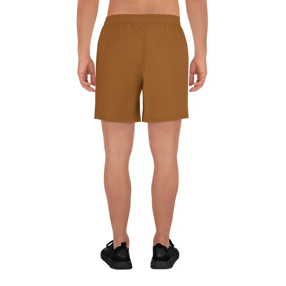 BURNT COFFEE - MEN'S ATHLETIC SHORTS