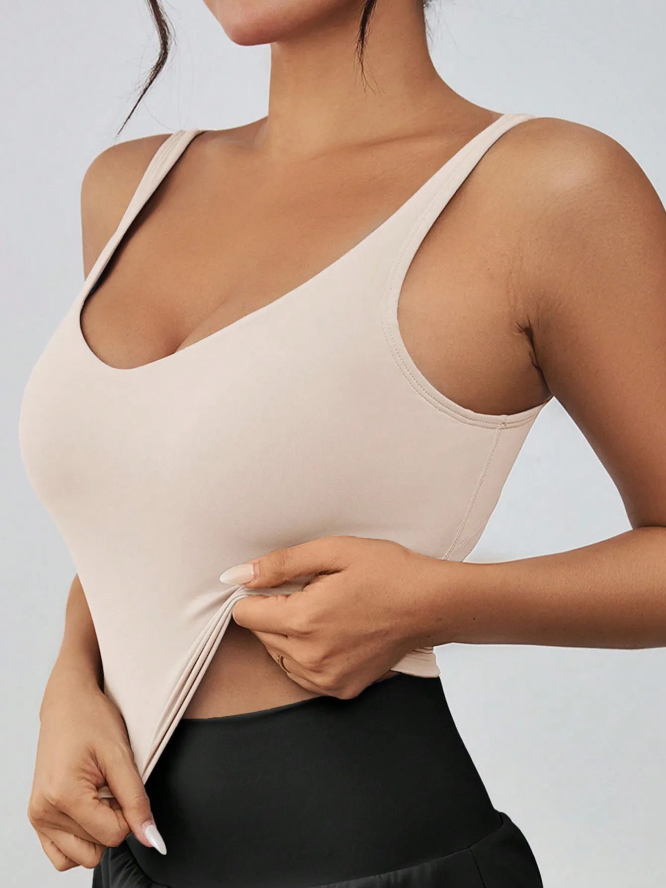Camiseta Deportiva Ajustada para Mujer en