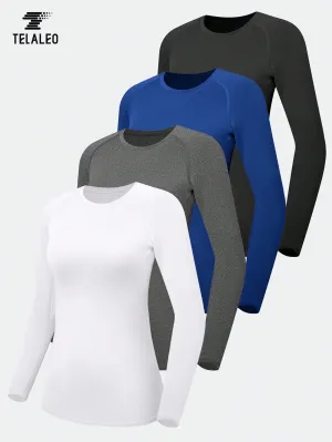 Camiseta Deportiva de Manga Larga para Mujer - Cherry Vibes