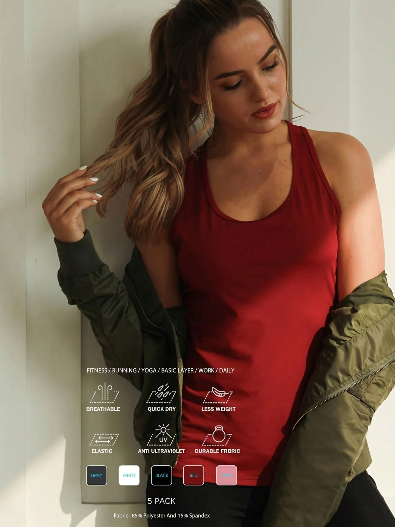 Camisetas Deportivas para Mujer - Cherry Vibes