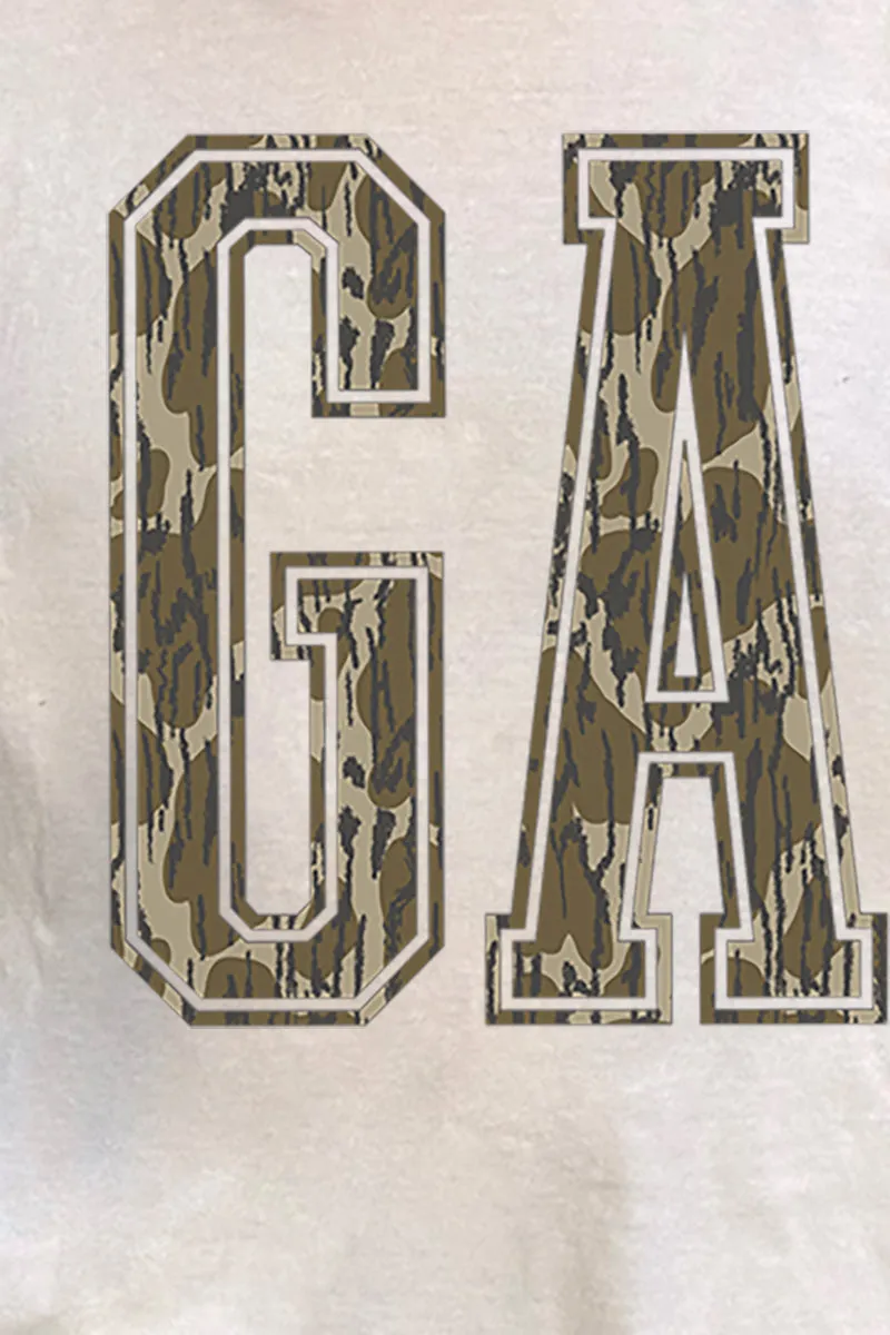 Camo GA Comfort Colors Adult Ring-Spun Cotton Tee