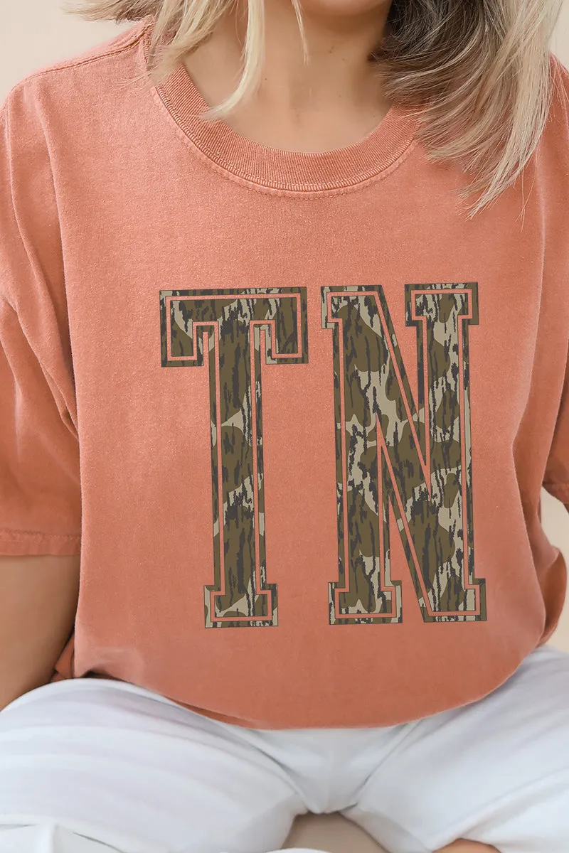 Camo TN Comfort Colors Adult Ring-Spun Cotton Tee