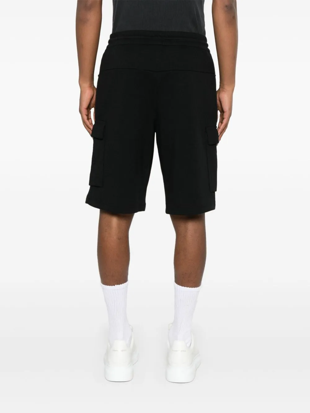 Cargo cotton blend shorts