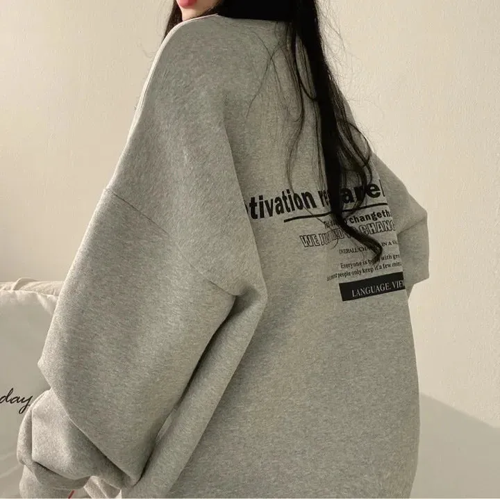 Casual Oversized Sweatshirts