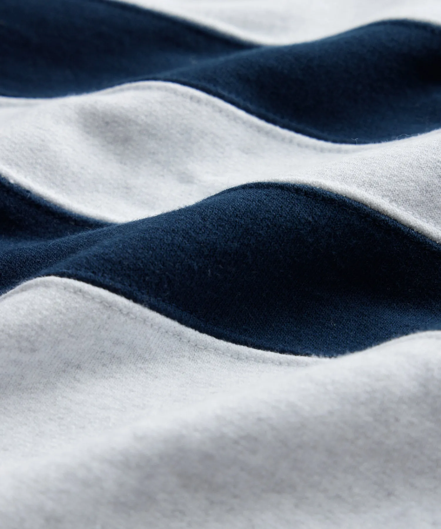 Champion Striped Crewneck in Silver Mix