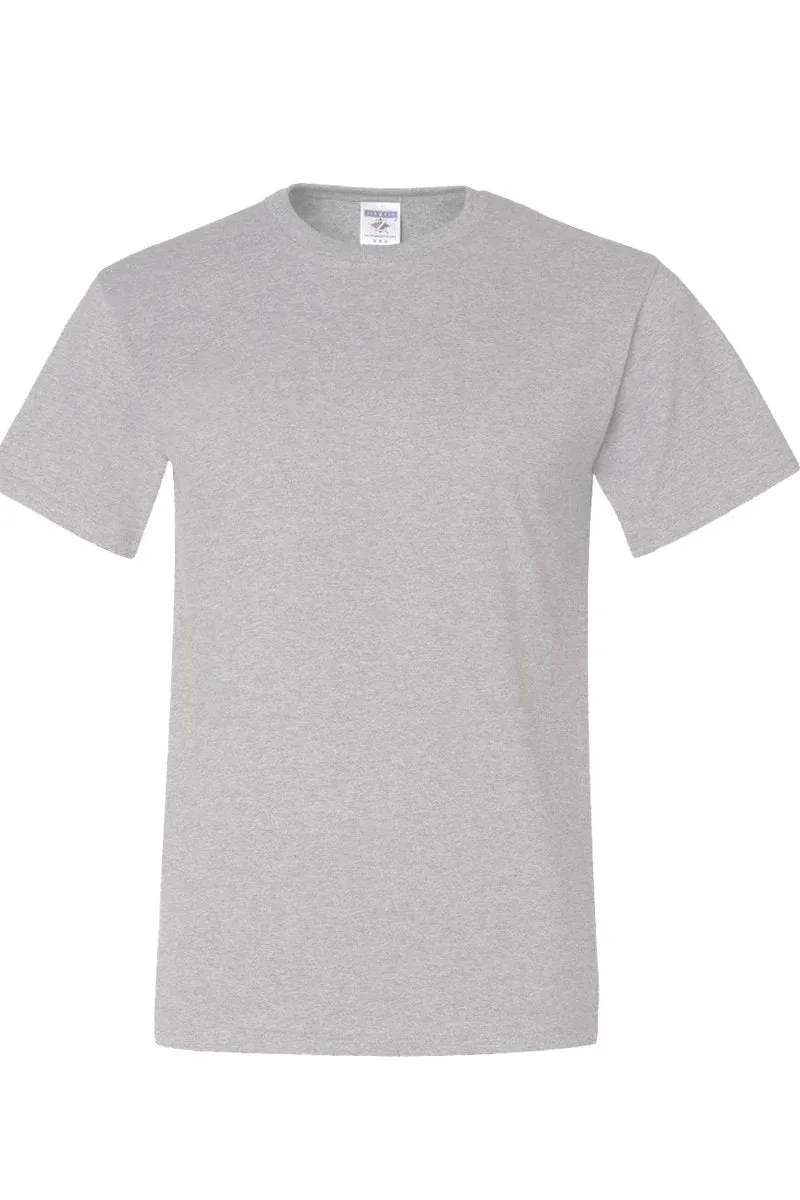 Checkered Baseball Vibes Dri-Power 50/50 Tee