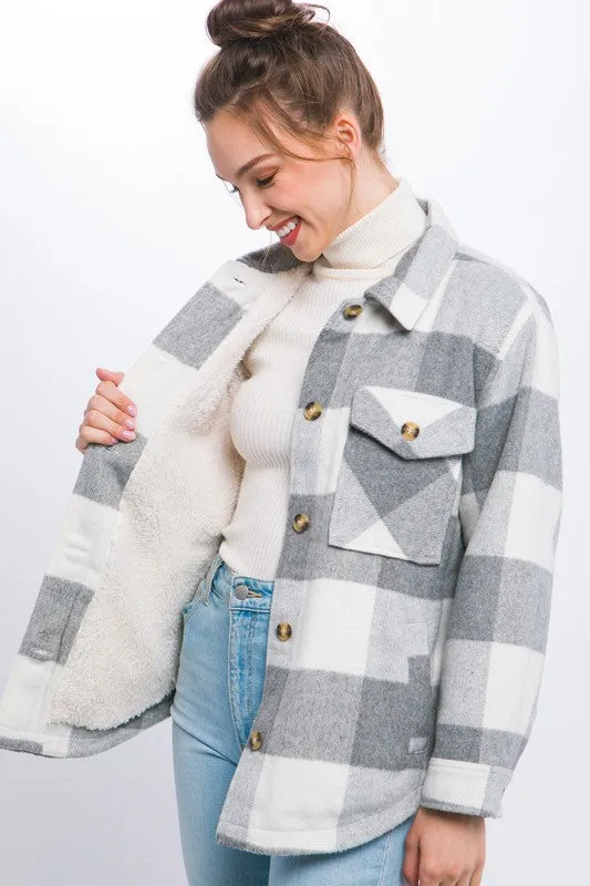 Checkered Shacket