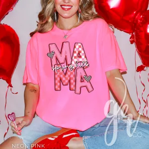 Checkered V-Day SH Mama (Tees Sweatshirts) (Copy)