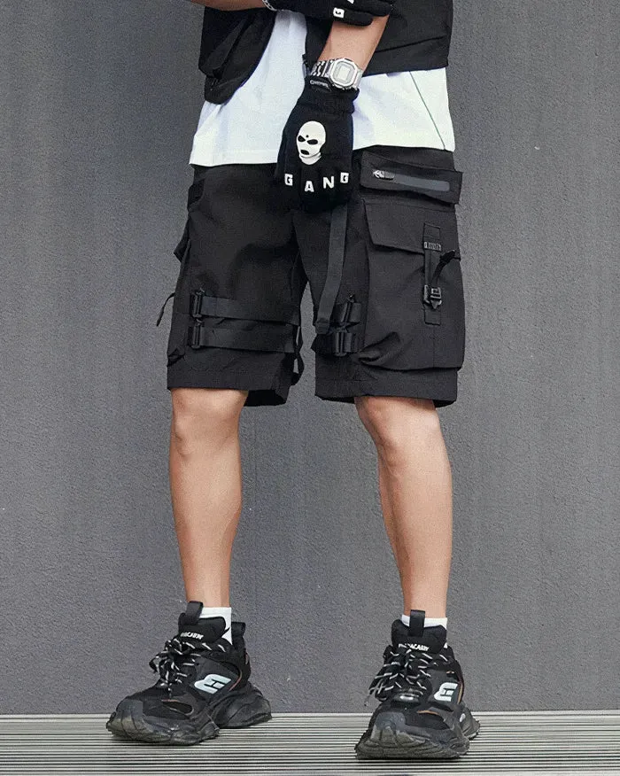Chic Black Cargo Shorts