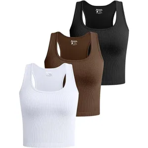 Chic Ribbed Crop Tanks