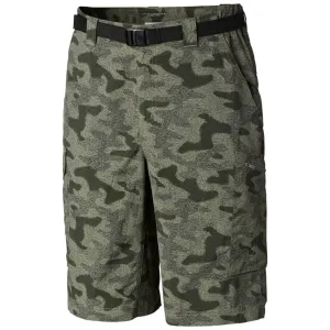 Columbia Men Green Silver Ridge Printed Cargo Shorts
