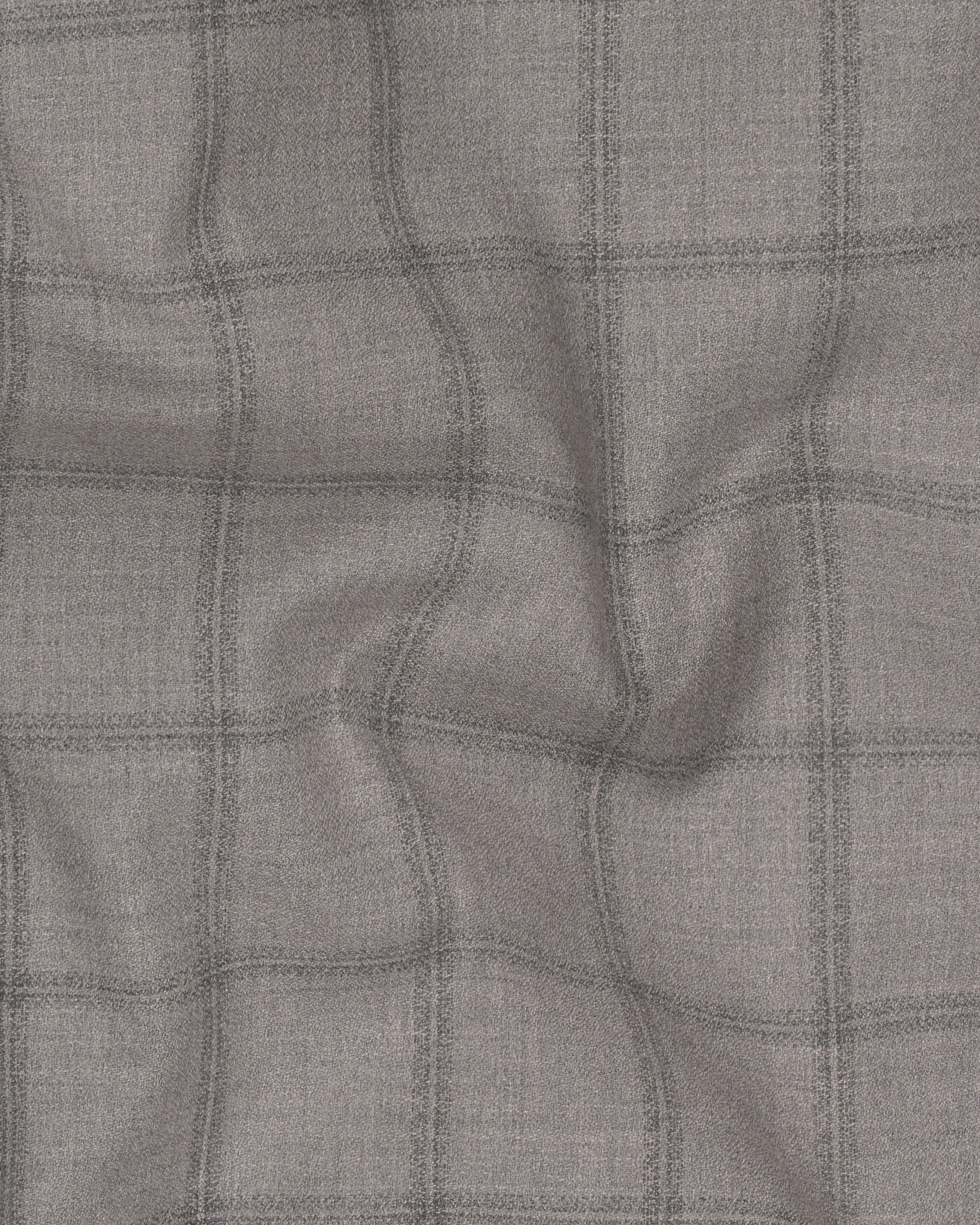 Concord Gray Plaid Double Breasted Blazer