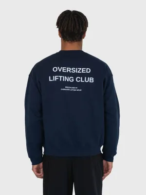Confidence Sweatshirt – Navy Blue/White
