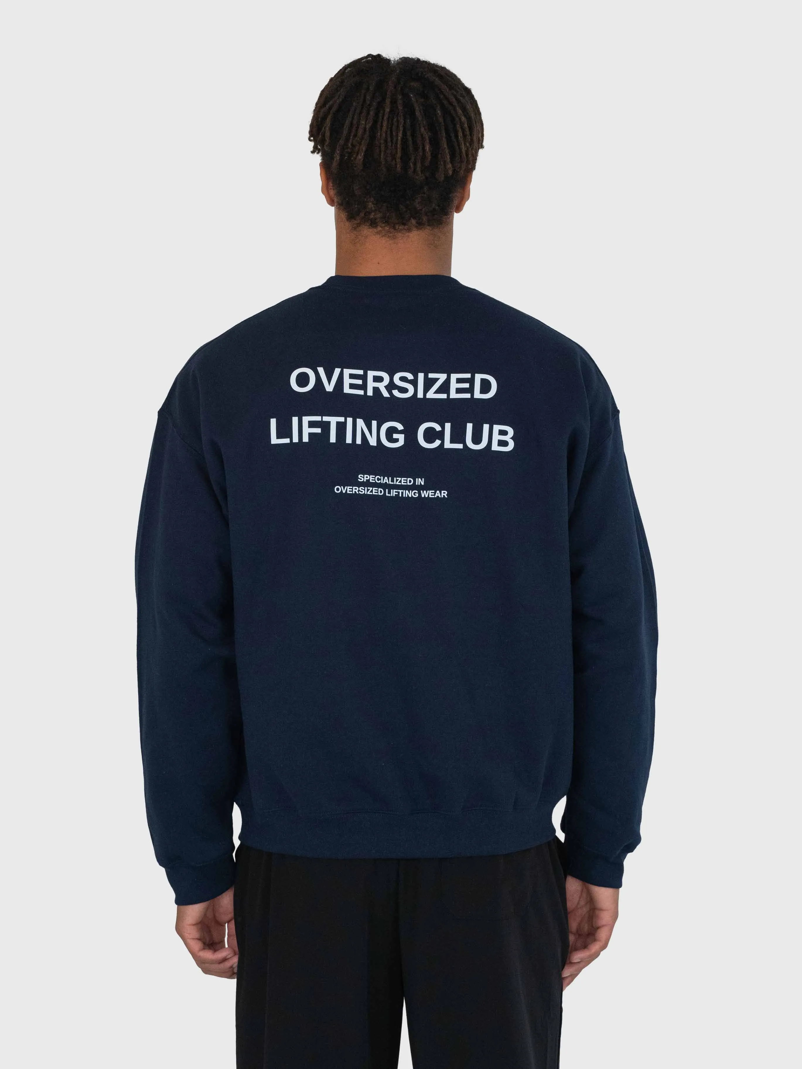 Confidence Sweatshirt – Navy Blue/White