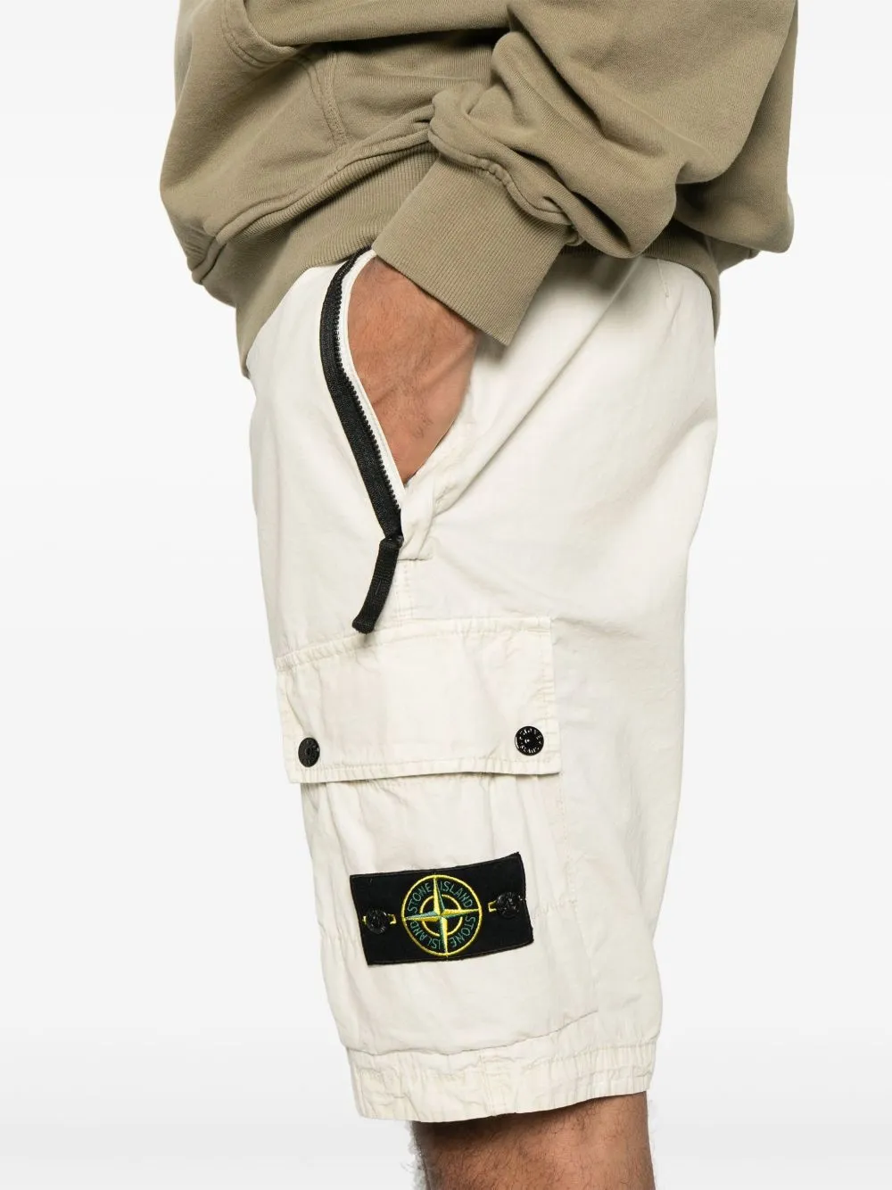 Cotton cargo shorts