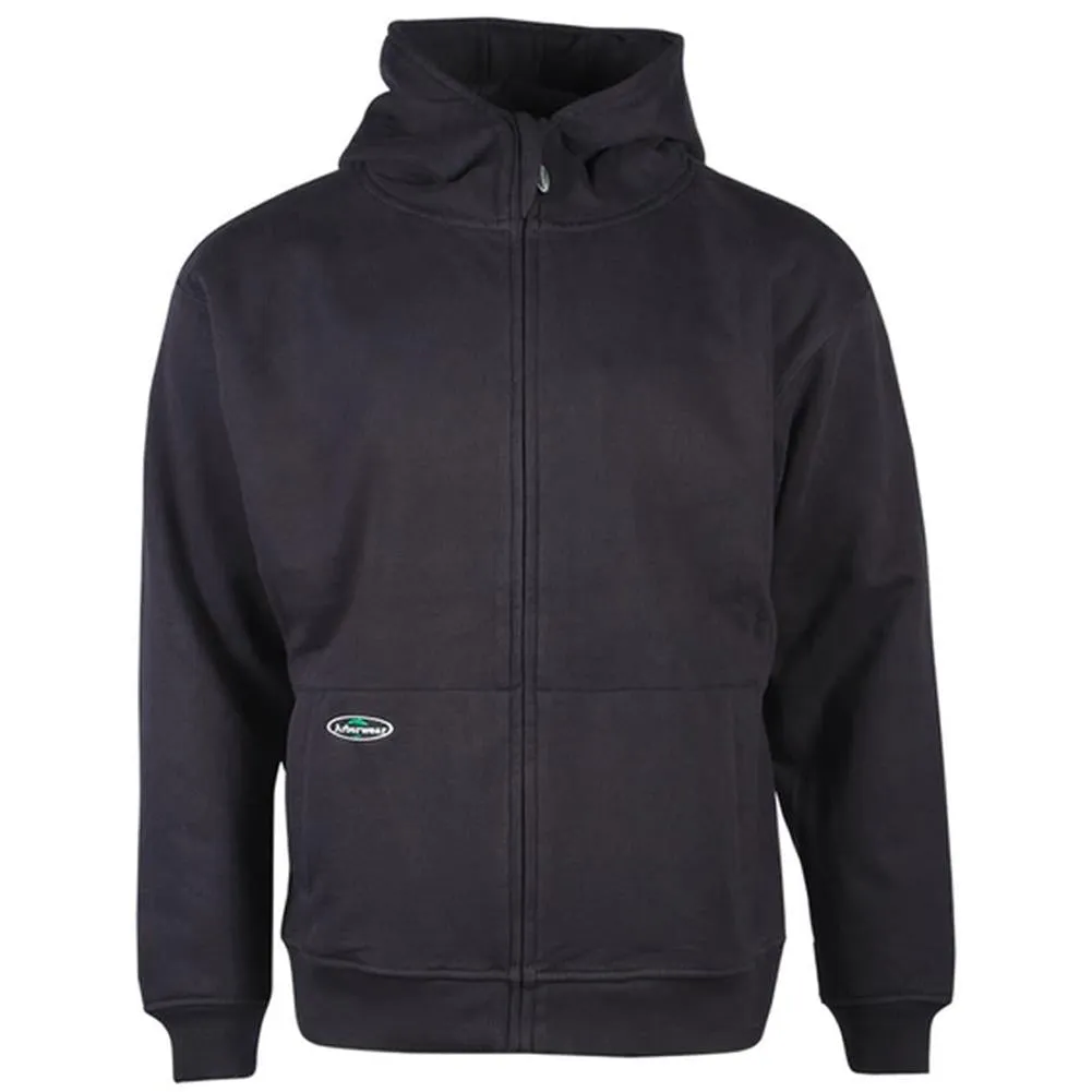 COTTON DOUBLE THICK HOODED FULL ZIP SWEATSHIRT - 400241