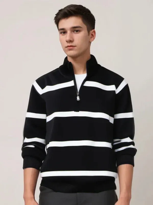 Cotton knit sweater