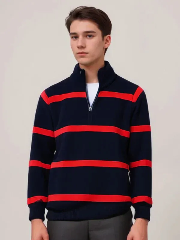 Cotton knit sweater