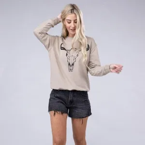 Cow Skull Sweatshirts