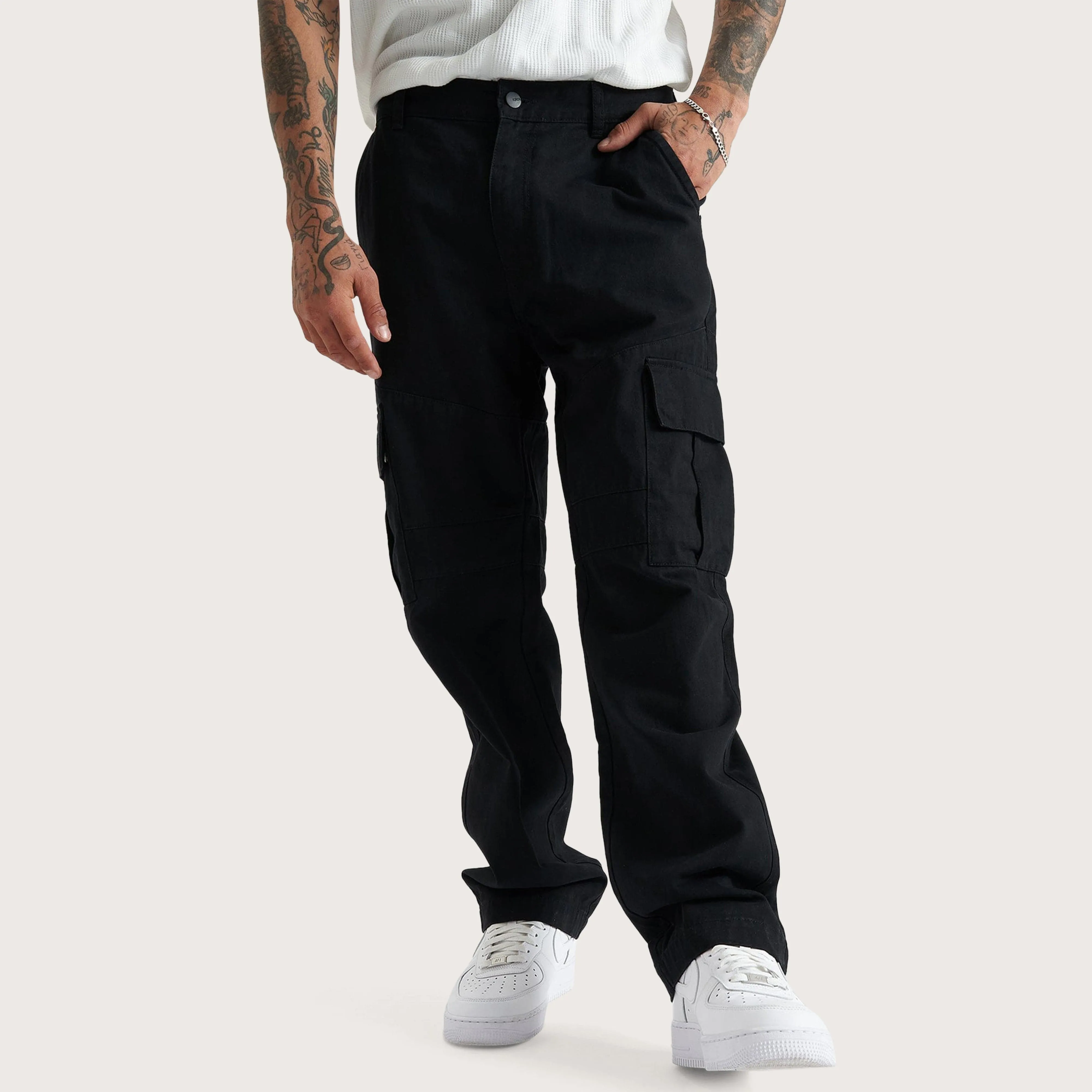Crawford Cargo Pants Black