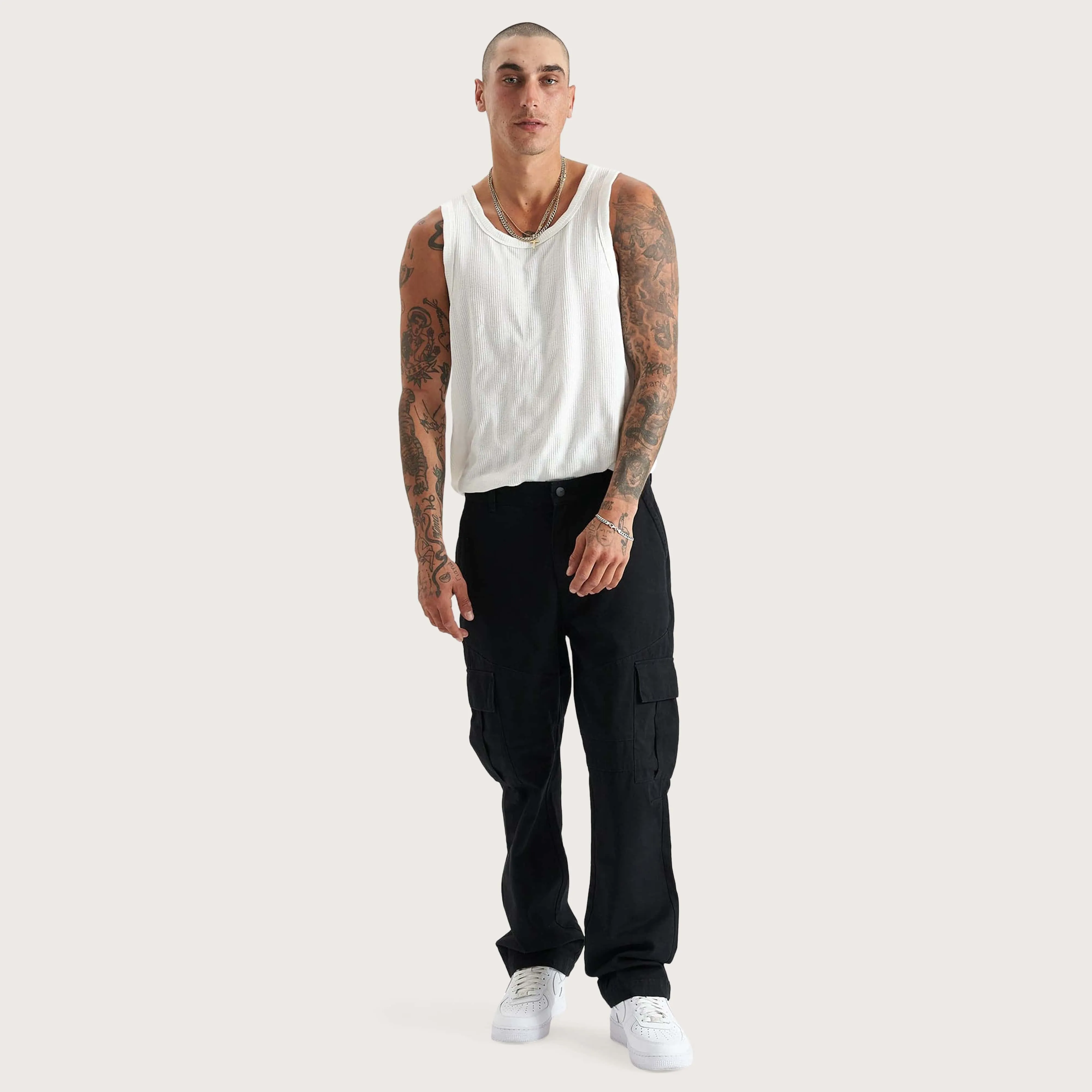 Crawford Cargo Pants Black